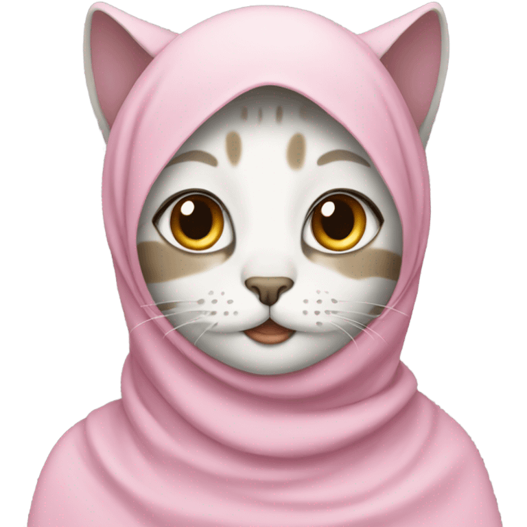 Cat with hijab  emoji