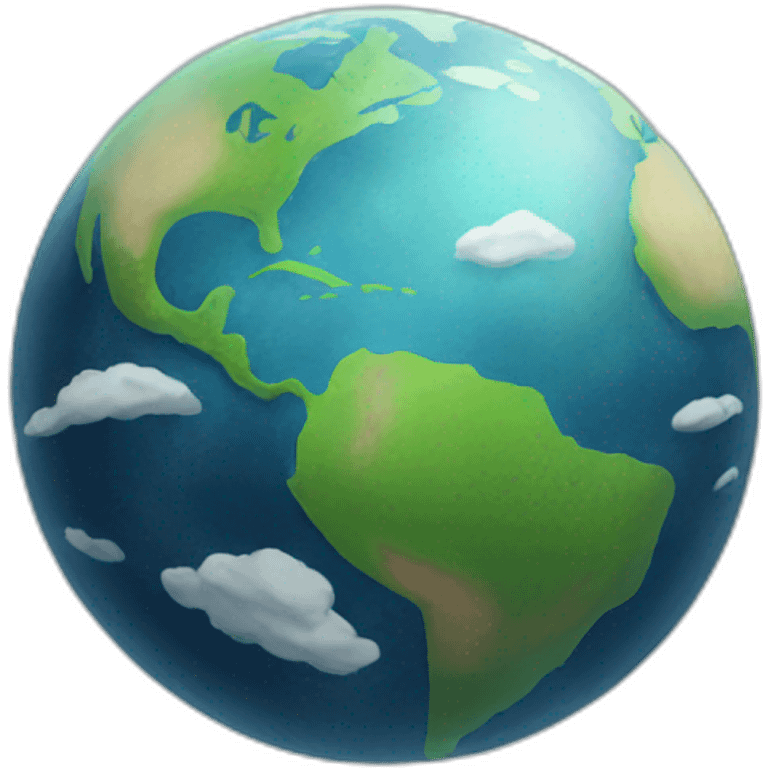 Earth with atmosphere emoji