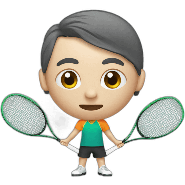 Badminton smasher emoji