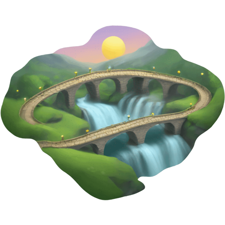 Swirl bridge emoji