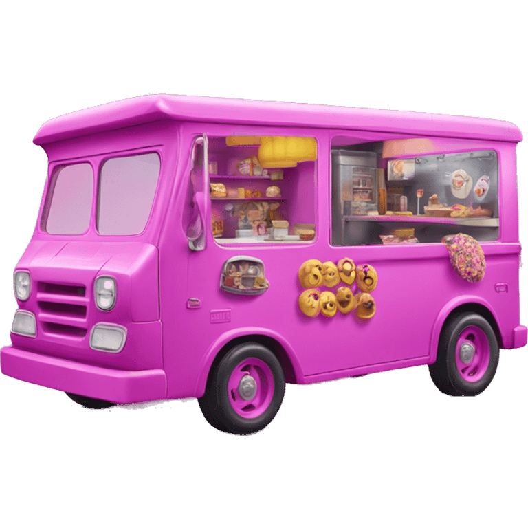 Barbie’s haunted dream house and food truck jeep emoji