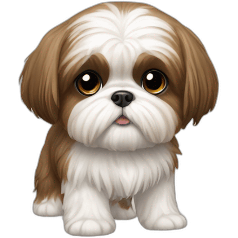 Dog Shih Tzu full-body emoji