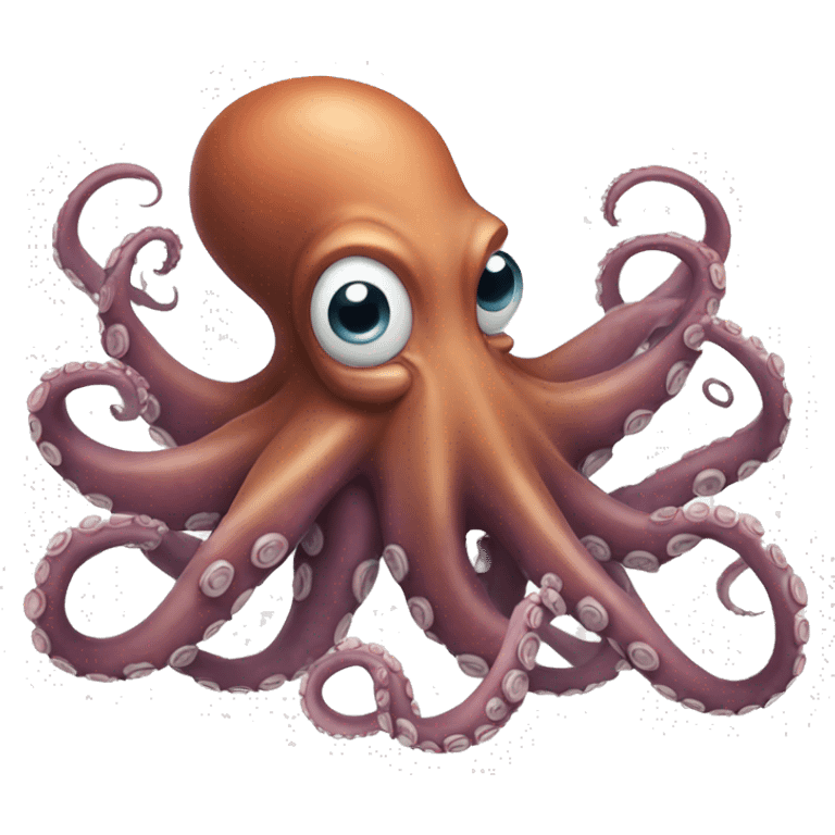 octopus cringing emoji