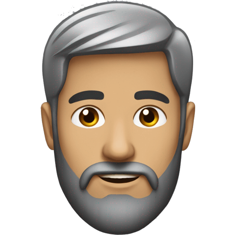 novio moreno con barba emoji