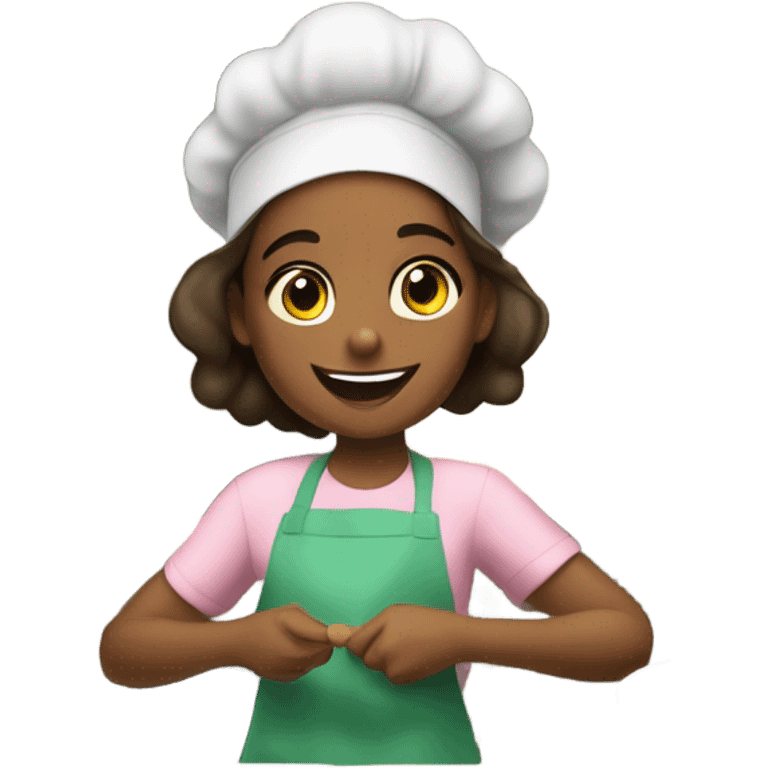 girl baking emoji