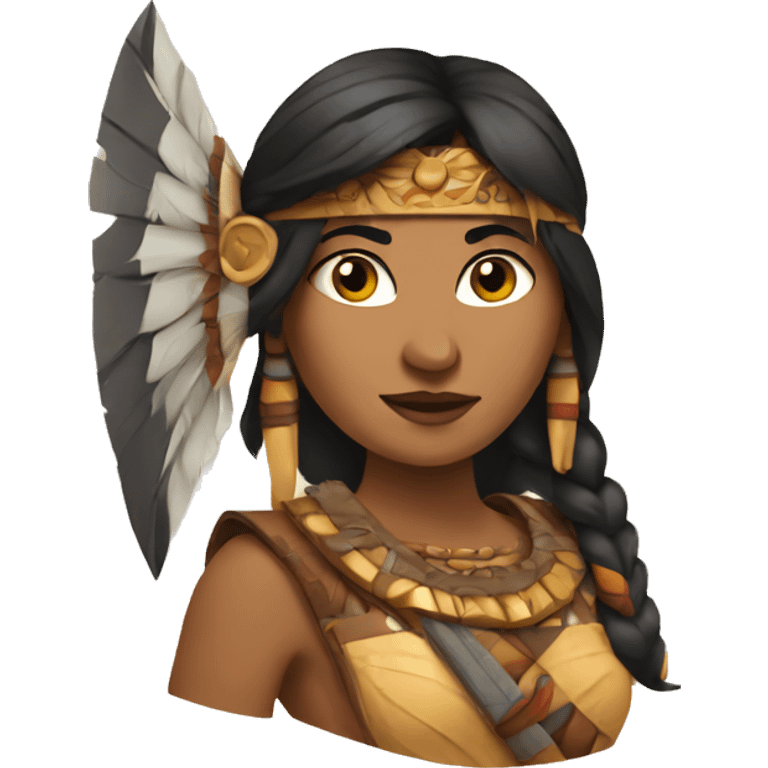 Indian warrior woman emoji