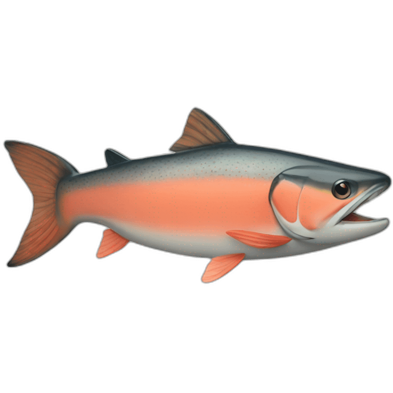 salmon with crown emoji