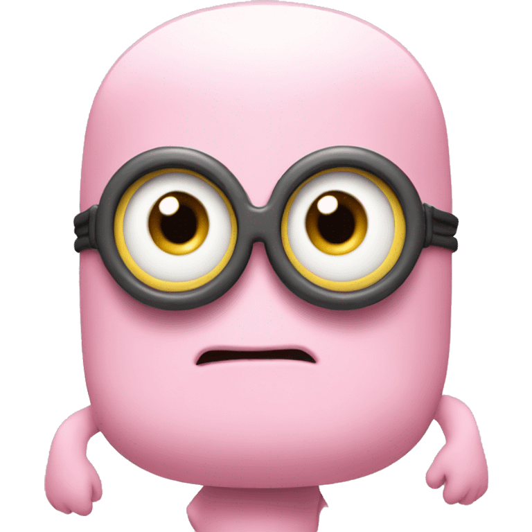 baby pink  Despicable 4 character mega minion emoji