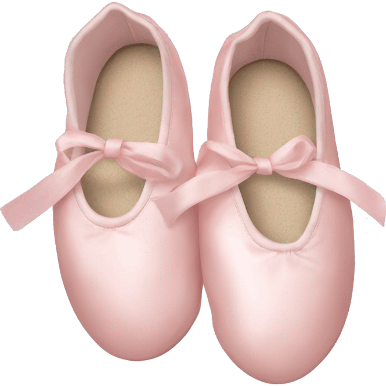 Pale pink ballet shoes emoji