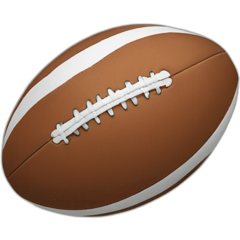 Ballon de rugby emoji