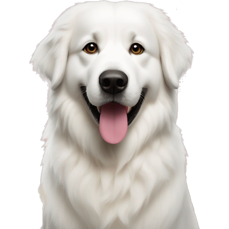 Great Pyrenees dog BIRTHDAY PARTY emoji