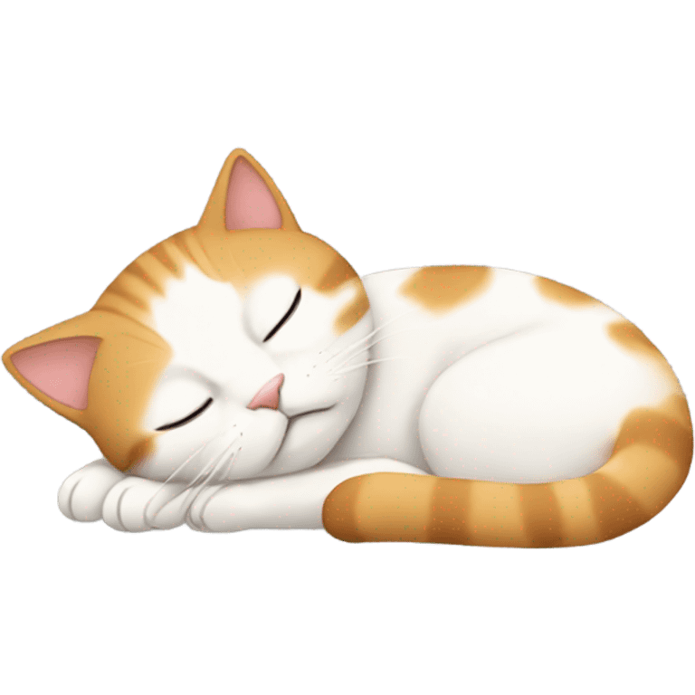 Cat sleeping  emoji