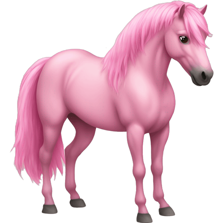 Pink stallion emoji