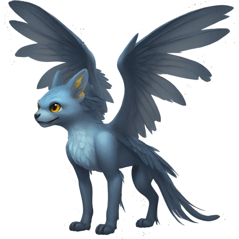 cool winged animal hybrid full body emoji