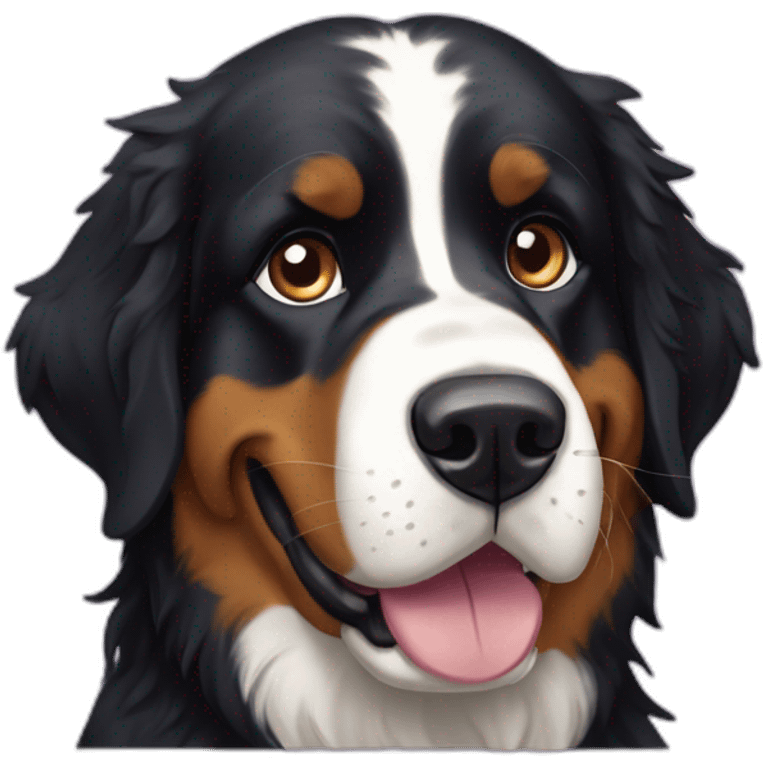 bernese mountain dog violet road emoji