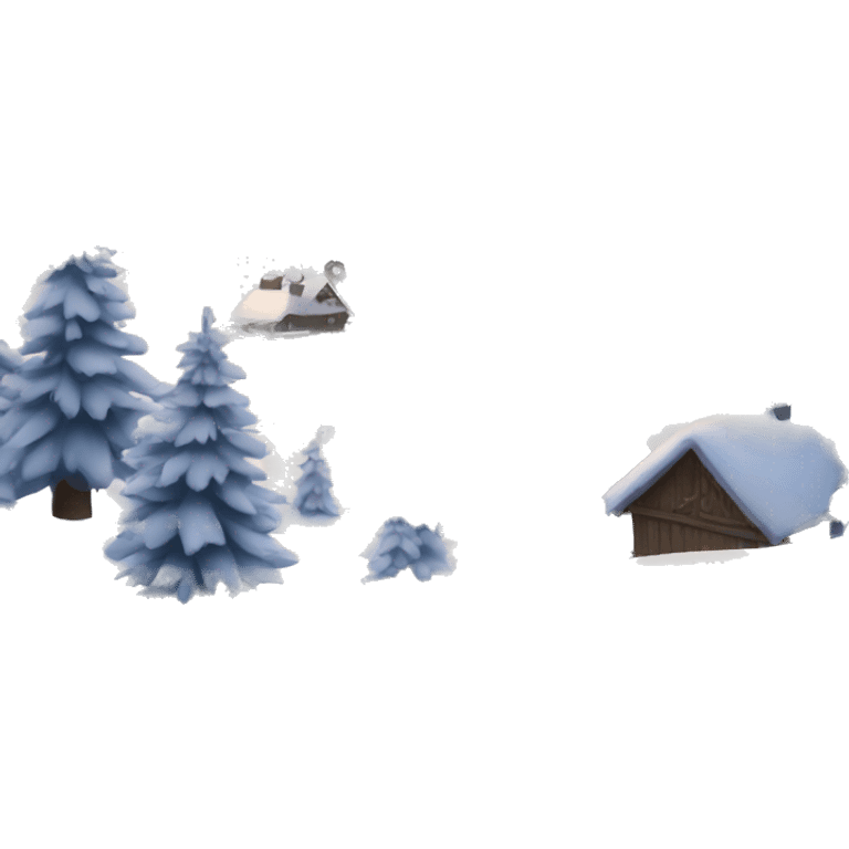 Winter landscape  emoji