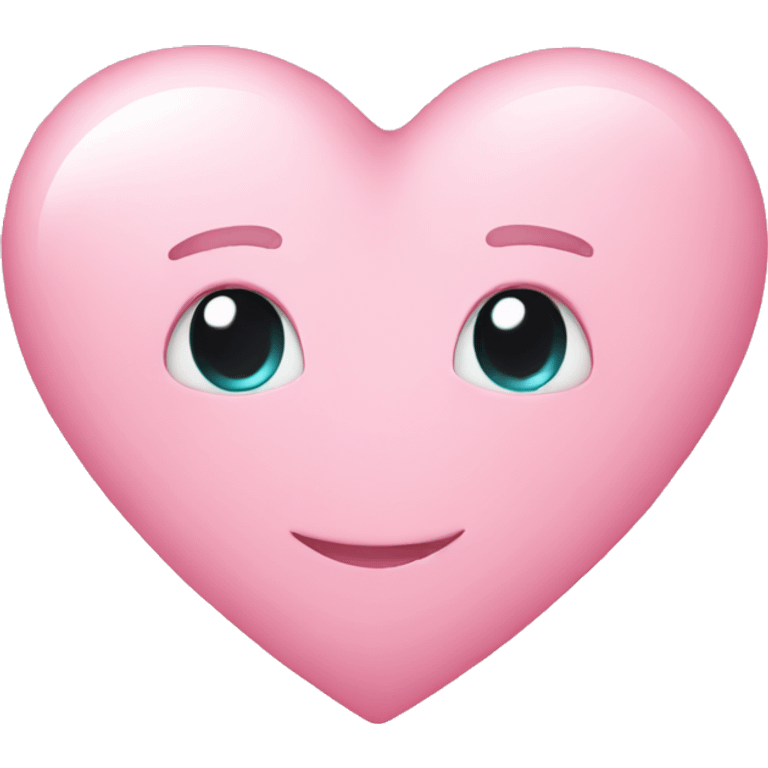 light pink heart emoji