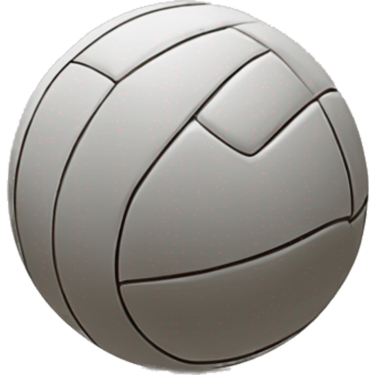 Volleyball on rubber band emoji