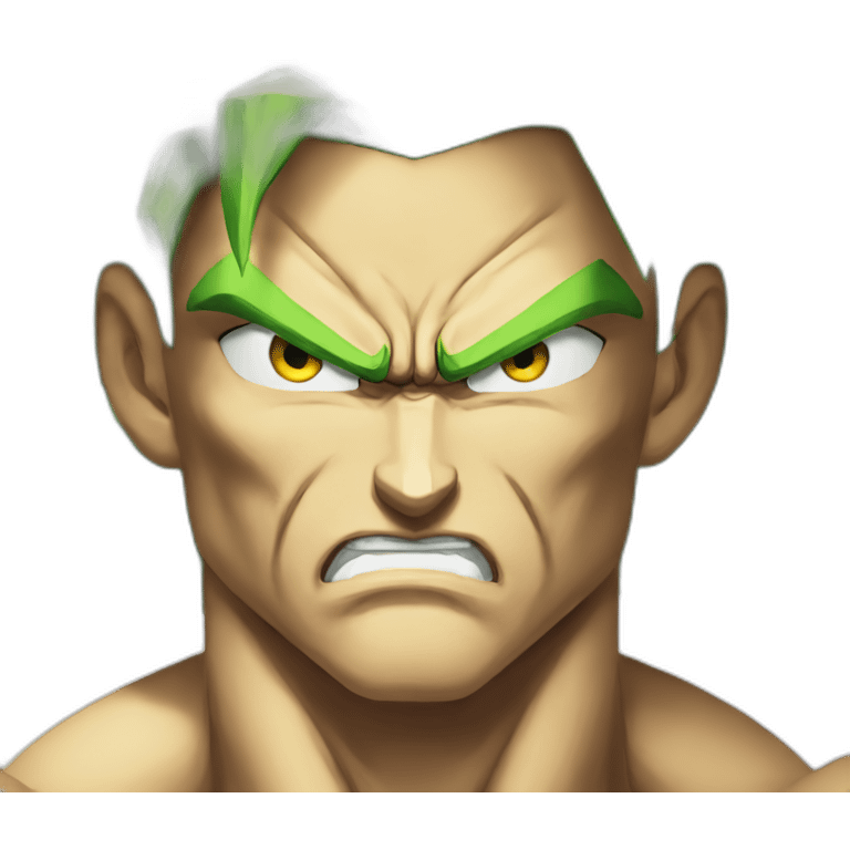 Realistic Angry Broly emoji