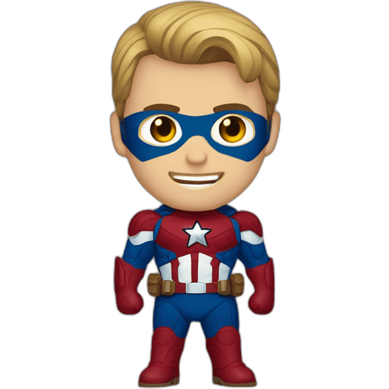 javier milei como capitan america emoji