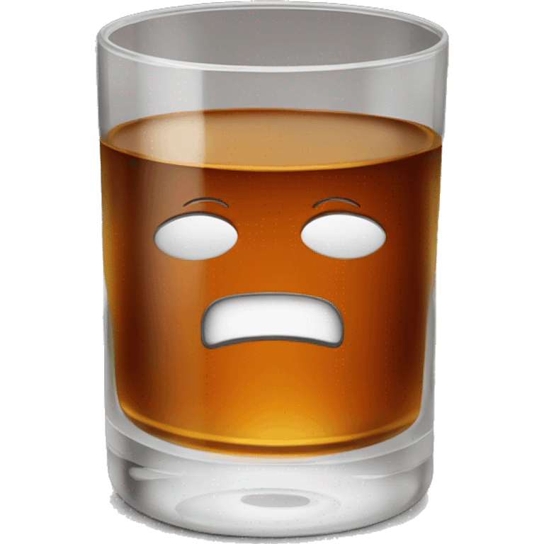 Glass of whiskey emoji