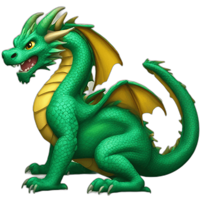 Dragon sur tigre emoji