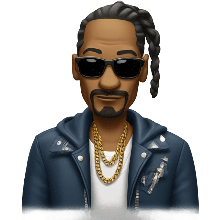 snoop dog with a mow hawk  emoji