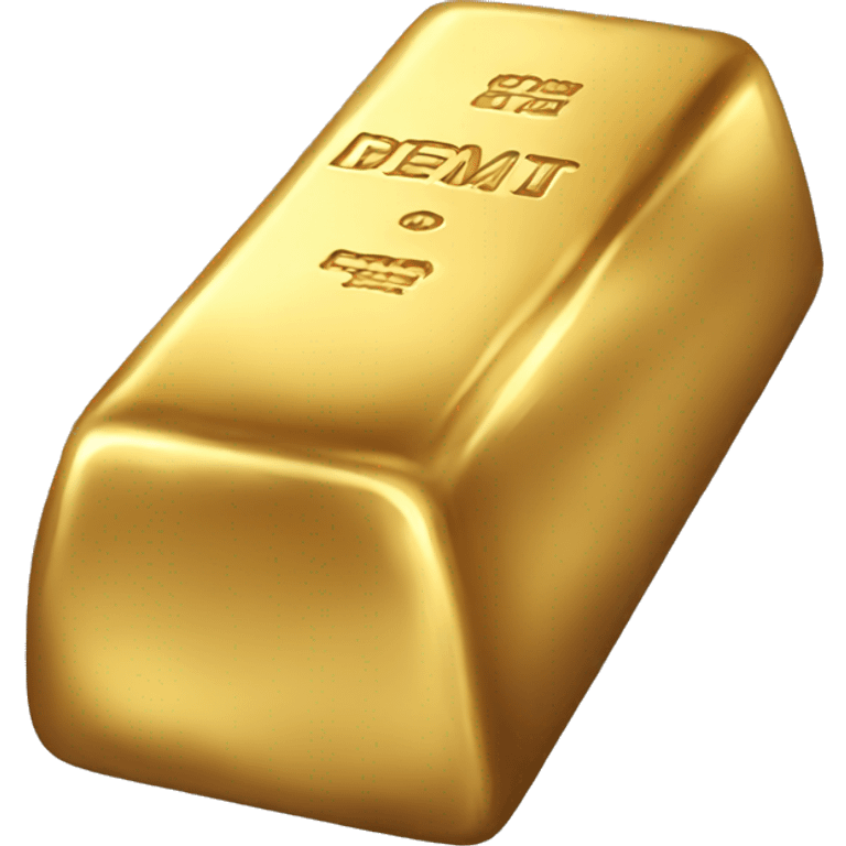 Gold bar emoji