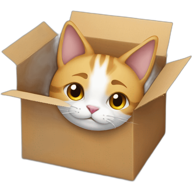 cat out the box emoji