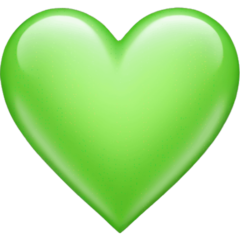 light green heart emoji