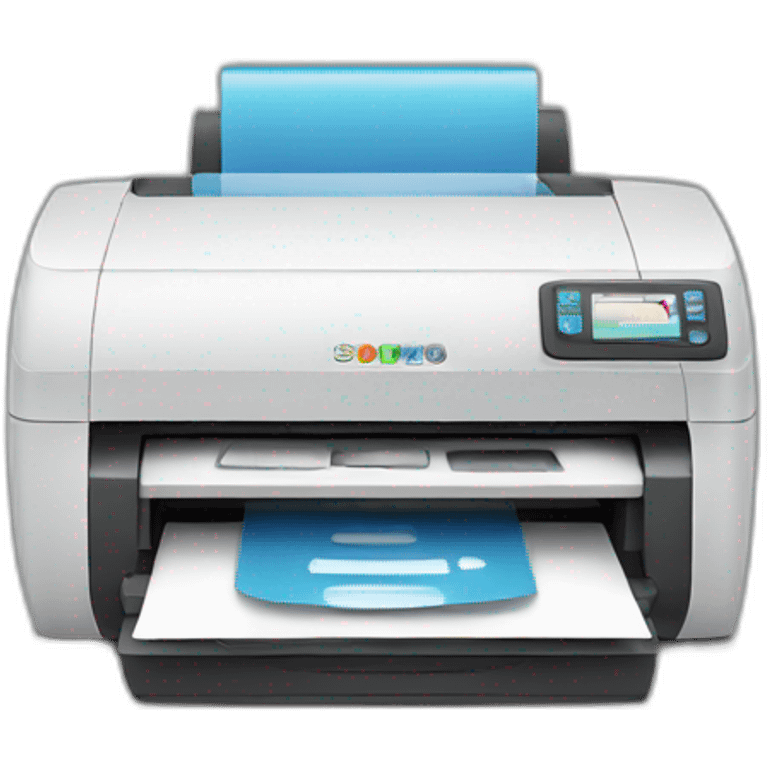 printer with eyes emoji