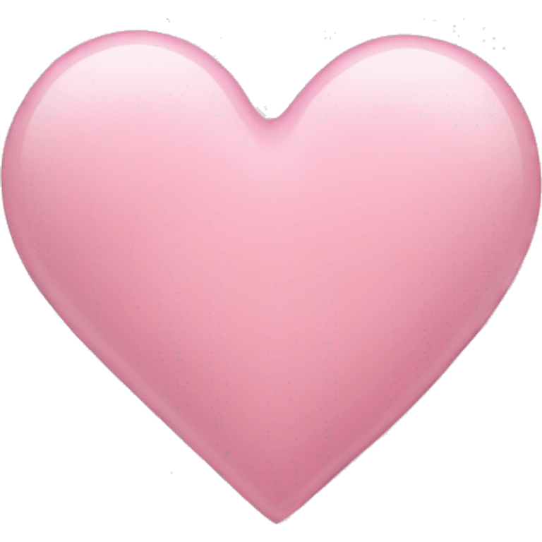 light pink heart emoji