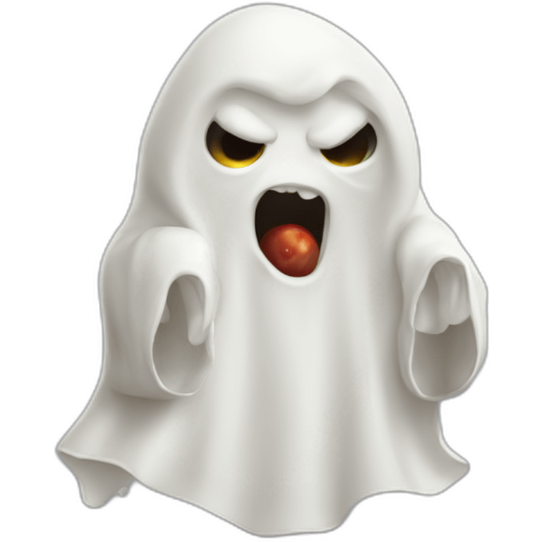 funny hangry ghost emoji