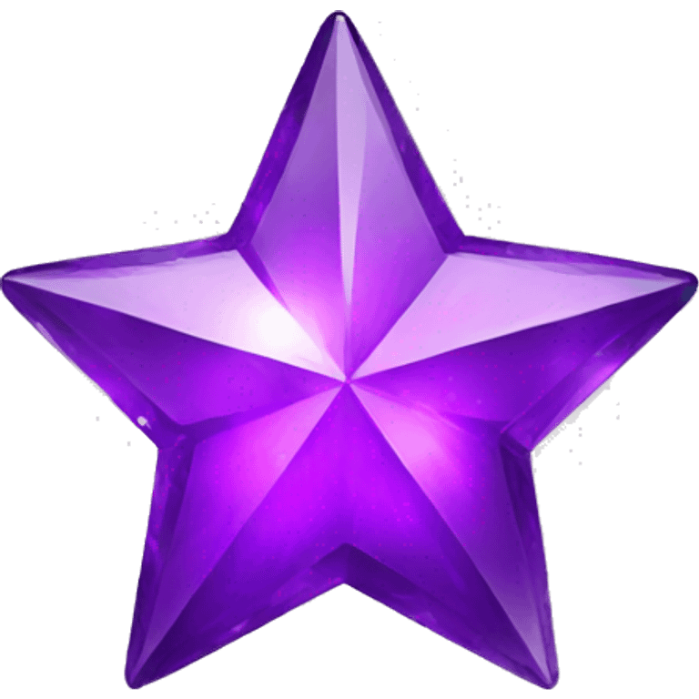 purple crystal star emoji