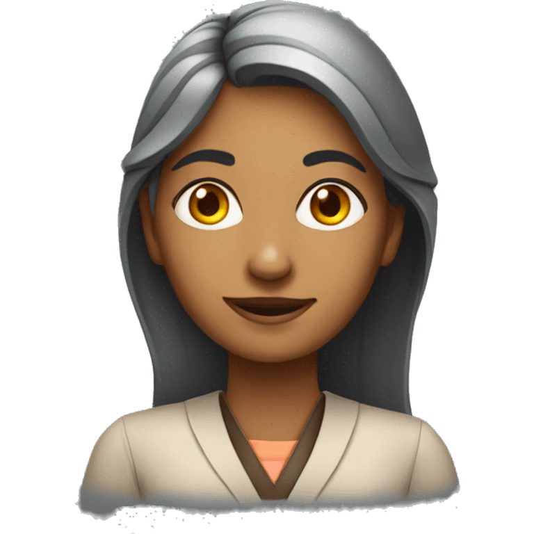 Female teacher Indian emoji