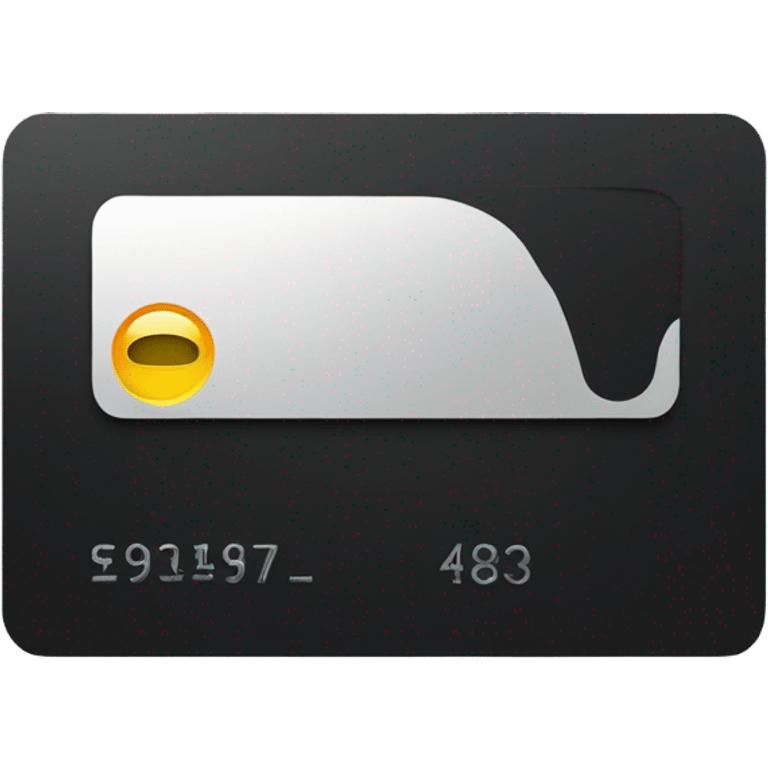 Black master card emoji