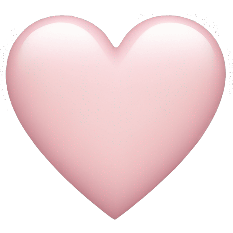 Light pink heart emoji