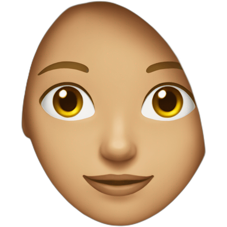 Chat sur femme emoji