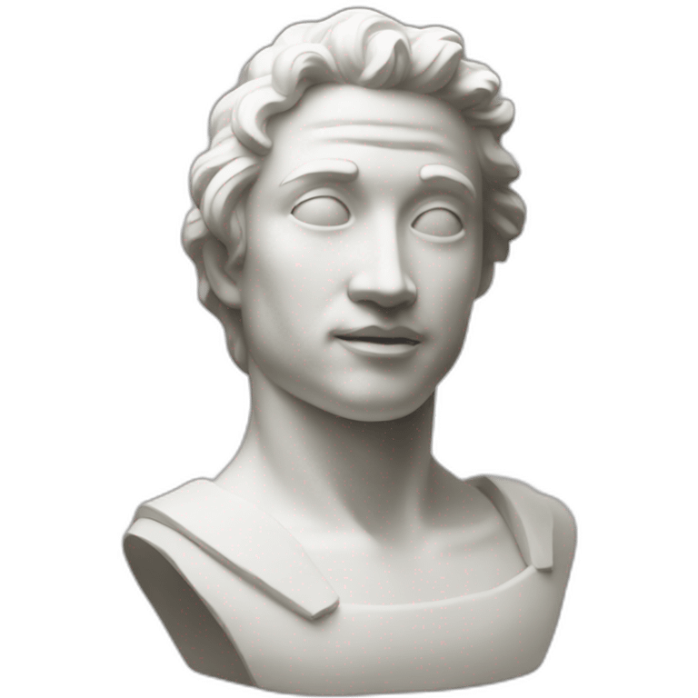 plaster statue emoji