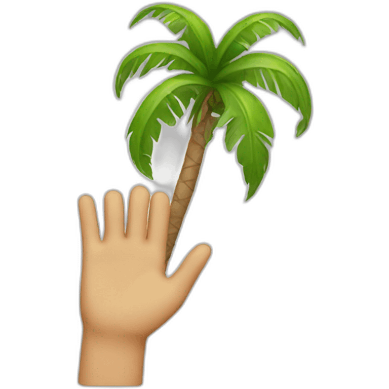 Palm face emoji