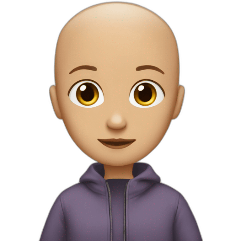 Evey Hammond without hair emoji