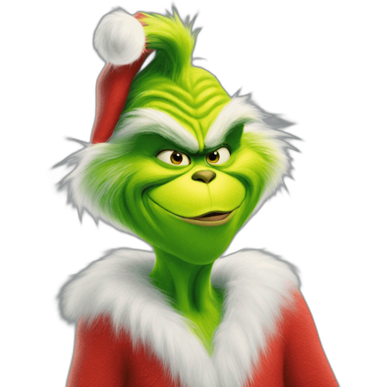 The grinch  emoji