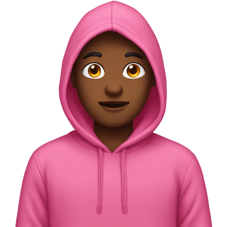 Pink hoddie  emoji