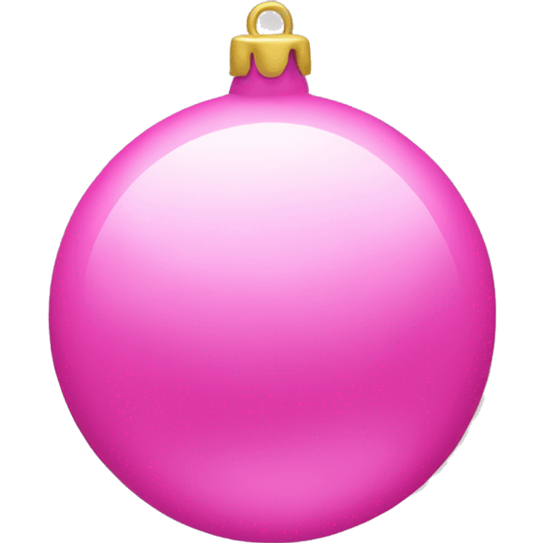 pink x-mas tree ball emoji