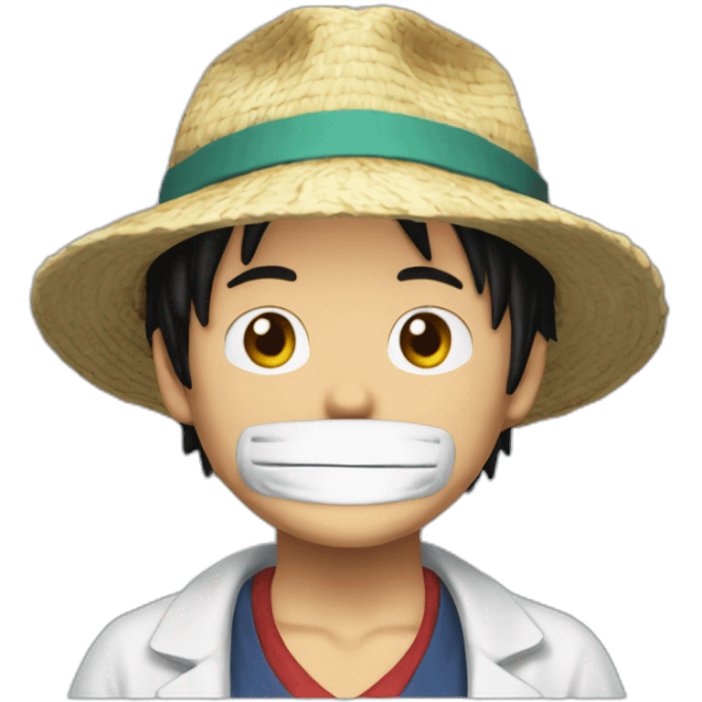 Luffy a l'hôpital emoji