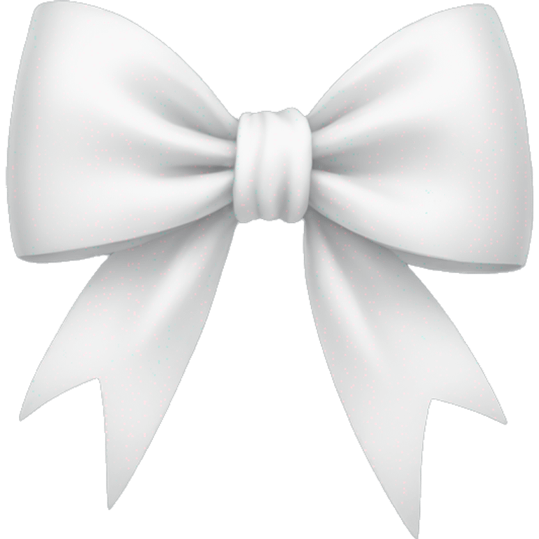 White bow emoji