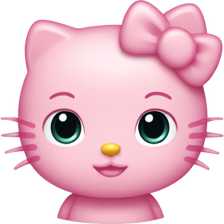 Hello kitty light pink emoji