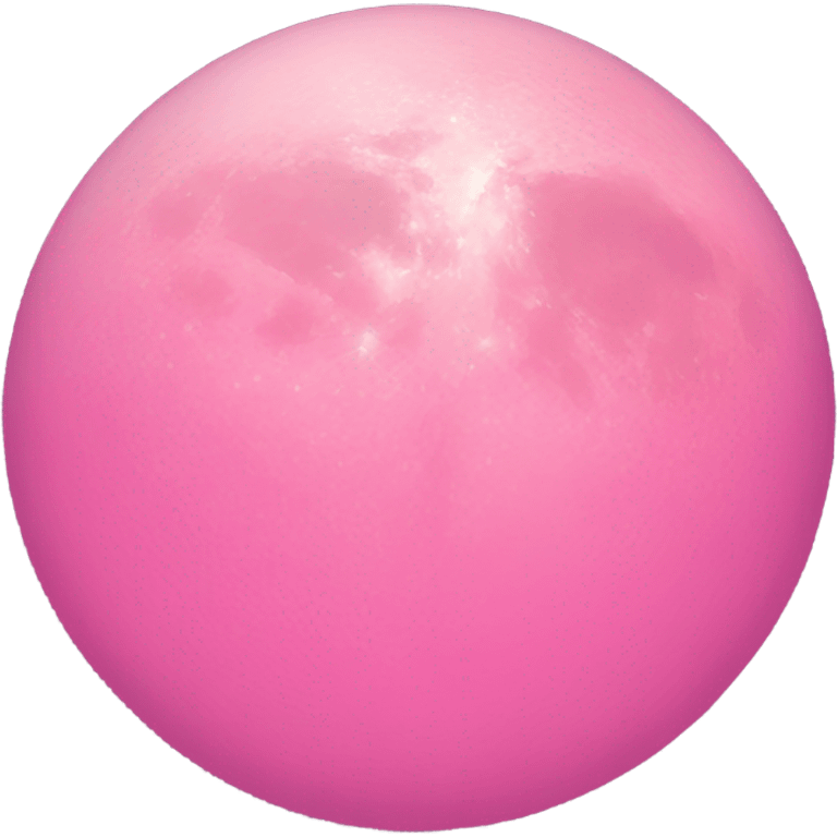 Pink moon  emoji