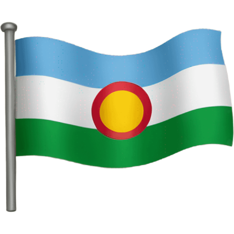 Emoji of Kurdistan flag emoji