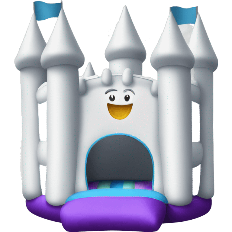 White bouncy castle emoji